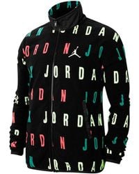 Nike - Jumpman Logo Printing Windproof Stand Collar Jacket - Lyst