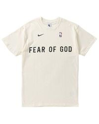 Nike - Justin Bieber X Fear Of God X Nba Short Sleeve White - Lyst