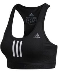 adidas - (Wmns) Don'T Rest Alphaskin Sport+ Padded 3-Stripes Bra Asia Sizing - Lyst