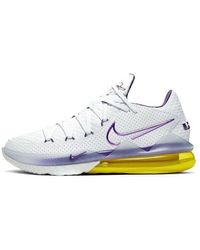 Nike - Lebron Xvii Low Basketball Shoes S Cd5007-102 White - Lyst