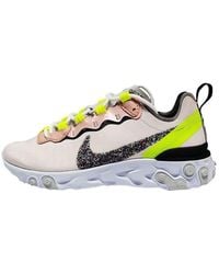 Nike - (Wmns) React Element 55 Premium 'Light Soft Volt' - Lyst