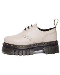 Dr. Martens - (Wmns) Audrick Nappa Lux Leather Platform 'Vintage Taupe' - Lyst
