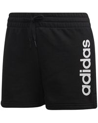 adidas - (Wmns) Essentials Linear Logo Shorts - Lyst