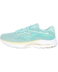 Mizuno - (Wmns) Wave Rider 27 4E Wide 'Mint' - Lyst
