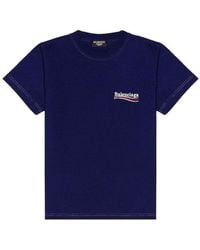 Balenciaga - Political Campaign T-Shirt Medium Fit 'Pacific' - Lyst