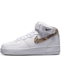 Nike - (Wmns) Air Force 1 '07 Mid 'Snakeskin Swoosh' - Lyst