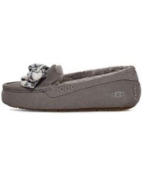 UGG - (Wmns) Ansley Plaid Bow 'Charcoal' - Lyst