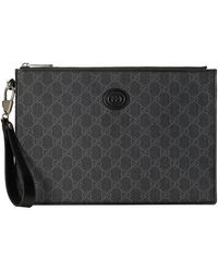 Gucci - Pouch With Interlocking G - Lyst
