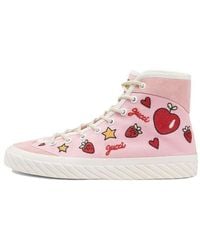 Gucci - (Wmns) Canvas Hightop 'Valentine's Day' - Lyst