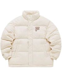 Fila - Logo Printed Down Jacket - Lyst