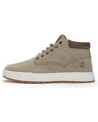 Timberland - Maple Grove Leather Chukka Boots 'Light Taupe Nubuck' - Lyst