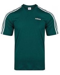 adidas - E 3S Tee Classic Stripe Training Sports Round Neck Short Sleeve - Lyst