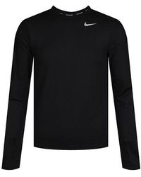 Nike - Dri-Fit Running Training Sports Round Neck Gym Clothes - Lyst