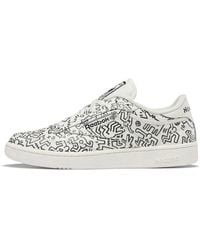 Reebok - Keith Haring X Club C 'Dancing Figures Allover Print' - Lyst