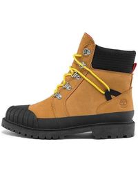 Timberland - (Wmns) Heritage Rubber Toe 6 Inch Hiking Boot 'Wheat' - Lyst