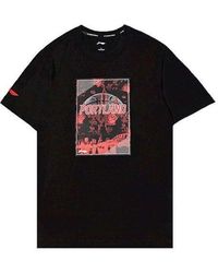 Li-ning - Basketball Series Logo Pattern Short Sleeve - Lyst