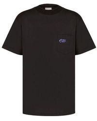 Dior - Fw21 Embroidered Logo Short Sleeve - Lyst