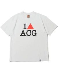 Nike - Acg Alphabet Pattern Printing Sports Short Sleeve - Lyst