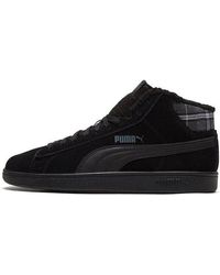 PUMA - Smash V2 Mid Wtr Fleece Mid Board Shoes - Lyst