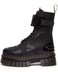 Dr. Martens - Dr.Martens Audrick 10-Eye Alternative Leather Lace Up Boots - Lyst