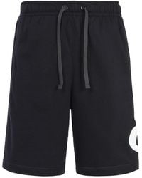 Nike - Sportswear Contrasting Colors Logo Loose Lacing Casual Shorts - Lyst