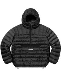 Supreme - Mirco Down Half Zip Hooded Pullover - Lyst