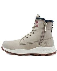 Timberland - Brooklyn Side Zip Wide Fit Boots Nubuck' - Lyst