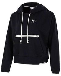 Nike - (Wmns) Embroidered Logo Big Pocket Short Sports Hoodie - Lyst