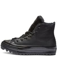 Converse - (Wmns) Chuck Taylor All Star Street Warmer Ripple High Top Thick Sole - Lyst