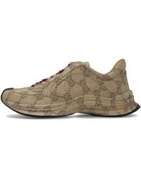 Gucci - Run Sneaker Ebony Monogram' - Lyst