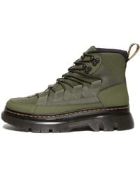 Dr. Martens - Boury Leather Casual Boots 'Khaki' - Lyst