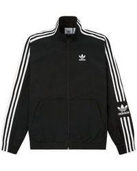 adidas - Originals Lock Up Tt Sleeve Logo Retro Sports Jacket - Lyst