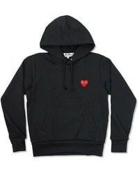 COMME DES GARÇONS PLAY - (Wmns) No Zip Hoodie Heart Emblem - Lyst