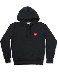 COMME DES GARÇONS PLAY - (Wmns) No Zip Hoodie Heart Emblem - Lyst