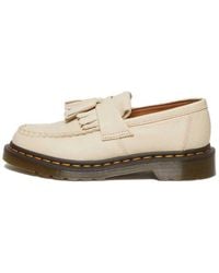 Dr. Martens - (Wmns) Dr.Martens Adrian Virginia Leather Tassel Loafers 'Parchment' - Lyst