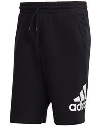 adidas - Essentials Big Logo French Terry Shorts - Lyst