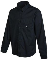 Converse - Woven Long Sleeve Button Down Shirt - Lyst