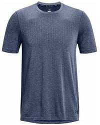 Under Armour - Rush Seamless Short Sleeve T-Shirt 'Academy' - Lyst