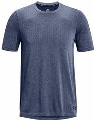 Under Armour - Rush Seamless Short Sleeve T-Shirt 'Academy' - Lyst