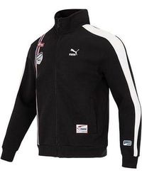 PUMA - Team Badge Zipper Jacket - Lyst