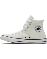 Converse - Cheerful Chuck Taylor All Star High Top Egret - Lyst