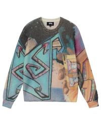 Stussy - Goldie Sweater 'Muticolor' - Lyst