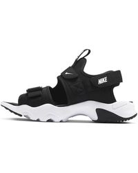 Nike - Canyon "black/white" Sandals - Lyst
