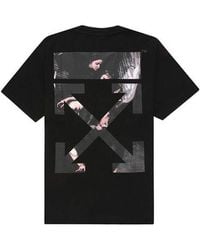 Off-White c/o Virgil Abloh - Caravaggio Arrow Back Printing Short Sleeve Ordinary Version T-Shirt - Lyst