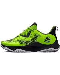Under Armour - Curry 3 Hovr Splash 'Lime' - Lyst