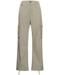 Nike - Solid Color Multiple Pockets Loose Cargo Casual Long Pants/Trousers Khaki - Lyst
