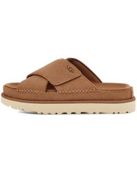 UGG - (Wmns) Goldenstar Cross Slide 'Chestnut' - Lyst
