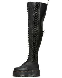 Dr. Martens - (Wmns) Azreya Max Leather 26-Eye Platform Boots - Lyst