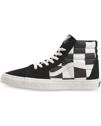 Vans - Oversize Checkerboard Sk8-Hi/ Chess Board - Lyst