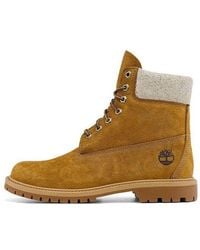 Timberland - Heritage Ek+ 6 Inch Waterproof Boot 'Dark Wheat Nubuck' - Lyst